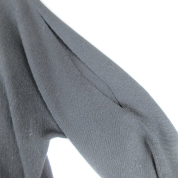 Eileen Fisher Merino Wool Long Sleeve Sweater Size M Black R17JN - Picture 4 of 10